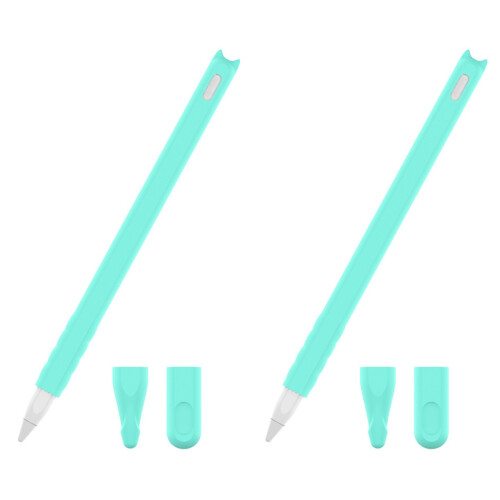 6Pz Punta Stylus in Silicone Celeste Anti-Graffio E Antipersa 1