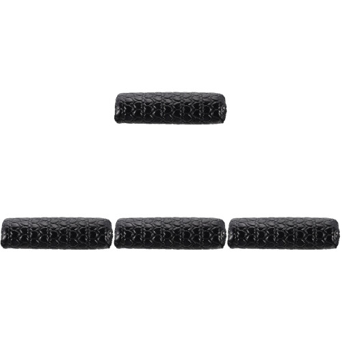4Pièces Support Bras En PU Coussin Noir Pratique Et Élégant 1