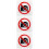 3Pièces Panneaux Acryliques Blancs Interdiction Photographie 10