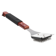 3Pièces De Barbecue Rouge Manche Bois Efficace