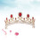 2Pz Tiara Retro Dorata Per Festa E Cerimonia Gioiello 8