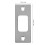 4Sets Metal Door Strike Plates with Wood for Secure Lock Replacement 10