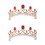 2Pz Tiara Retro Dorata Per Festa E Cerimonia Gioiello 4