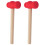 6Pz Giocattoli Martello Rosso Legno E PP Per Bambini E Laboratori 3