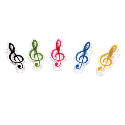 40Pièces Clips Colorés Notes De Plastique Pour Pianistes 1
