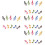40Pièces Clips Colorés Notes De Plastique Pour Pianistes 7