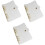 3Pz Raccoglitori A5 Trasparenti in PVC Per , E Ufficio 3