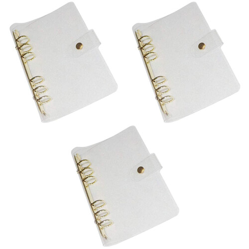 3Pz Raccoglitori A5 Trasparenti in PVC Per , E Ufficio 2