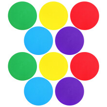 20Pz Poligonali Multicolor Per Esercizi Sportivi E