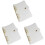 3Pz Raccoglitori A5 Trasparenti in PVC Per , E Ufficio 2