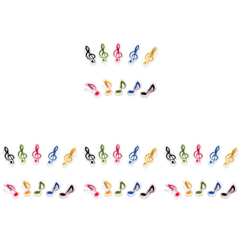 40Pièces Clips Colorés Notes De Plastique Pour Pianistes 2