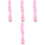 4Pz Treccia Luminosi Rosa Per Per Halloween 5
