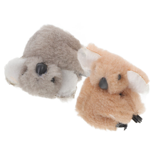 6Pcs Koala Decor Motorcycle Rear View Mirror Handle Cute Accessories