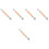 5Pcs Window Screen Repair Roller Kit with Comfortable Wood Handle 6