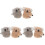 6Pcs Koala Decor Motorcycle Rear View Mirror Handle Cute Accessories 4