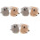 6Pcs Koala Decor Motorcycle Rear View Mirror Handle Cute Accessories 5