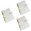 3Pz Raccoglitori A5 Trasparenti in PVC Per , E Ufficio 6