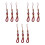 9Pz Lanyard Polso Anti- in Colorato Versatile 9