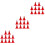 60Pcs Lightweight Plastic Roadblock Cones Red for DIY Traffic Models 5