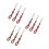 9Pz Lanyard Polso Anti- in Colorato Versatile 4