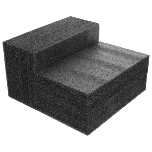 12Pcs Black Foam Boards Professional Packing Inserts Daily Use Liner