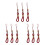 9Pz Lanyard Polso Anti- in Colorato Versatile 10