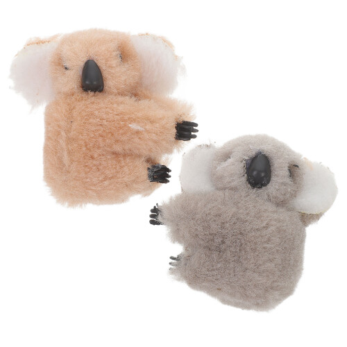 6Pcs Koala Decor Motorcycle Rear View Mirror Handle Cute Accessories 2