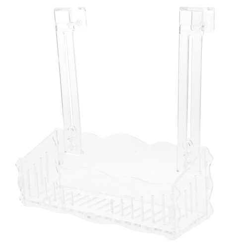 2Pcs Clear Aquatic Plant Cups Hook Type Fish Tank Decorative Planters