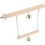4Pz Giochi Per Pappagalli in Legno Beige Con Campanella Per 2