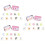 3Set Puzzle Animale Educativo Rosa Gioco Sicuro Per Bambini 7