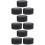 9Pz Cuscini Orologi E Bracciali PU Nero Display Protettivo 5