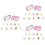 3Set Puzzle Animale Educativo Rosa Gioco Sicuro Per Bambini 6