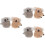 6Pcs Koala Decor Motorcycle Rear View Mirror Handle Cute Accessories 8