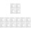 16Pcs Door Repair Plates for Home and Security Use 2