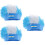 3Pz Parrucche Fan Calcio Colorate in Materiale Resistente Per Party 7