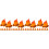32Pcs Orange Resin Mini Bonfire Decorations for Camping Theme Parties 6