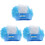 3Pz Parrucche Fan Calcio Colorate in Materiale Resistente Per Party 2