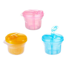 6Pcs Rotating Milk Powder Box Safe PP Portable Baby Storage Container