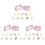 3Set Puzzle Animale Educativo Rosa Gioco Sicuro Per Bambini 2
