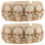 2Pz Portacenere Beige in Resina Per 7