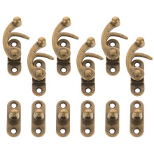 12Pz Fermagli Decorativi in Scuro Per Custodie E Gioielli