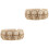 2Pz Portacenere Beige in Resina Per 5