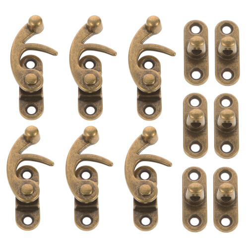 12Pz Fermagli Decorativi in Scuro Per Custodie E Gioielli 1