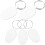 15Pcs Multi-Purpose White Plastic Scratcher Tool for Ticket Cards 2