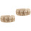 2Pz Portacenere Beige in Resina Per 6