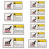 50Pz Etichette Superficie Calda Resistenti Casa 5