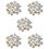 5Pcs White Amethyst Clusters for Home, Office Crystal Decor 8