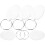 15Pcs Multi-Purpose White Plastic Scratcher Tool for Ticket Cards 3