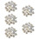 5Pcs White Amethyst Clusters for Home, Office Crystal Decor 11