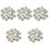 5Pcs White Amethyst Clusters for Home, Office Crystal Decor 3